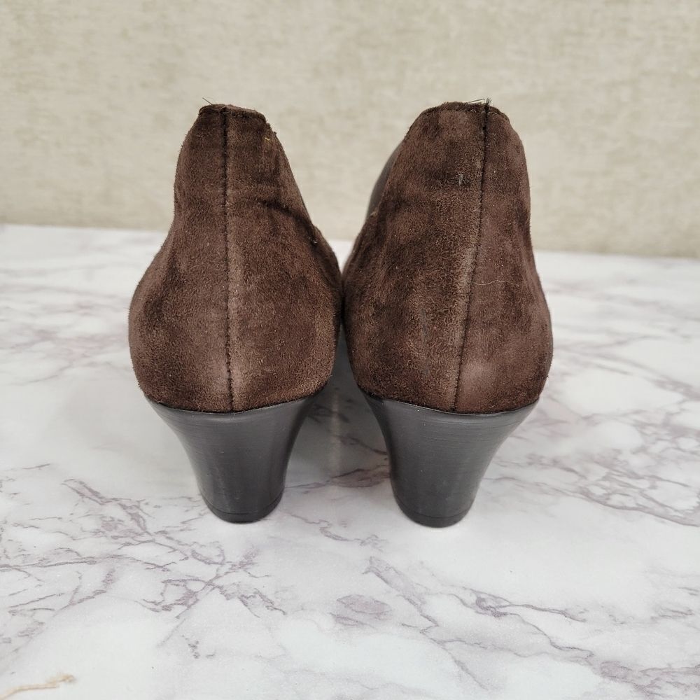 Munro Francee Ankle Bootie Brown Suede Women's 9.5 N - Picture 2 of 10